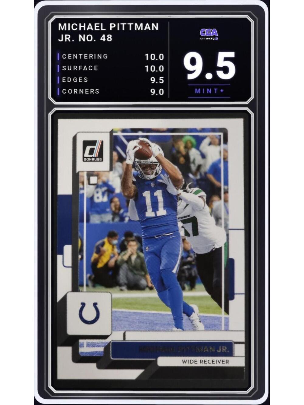 2022 Panini Donruss #48 Michael Pittman Jr. Colts NFL - CGA 9.5 Digital Grade